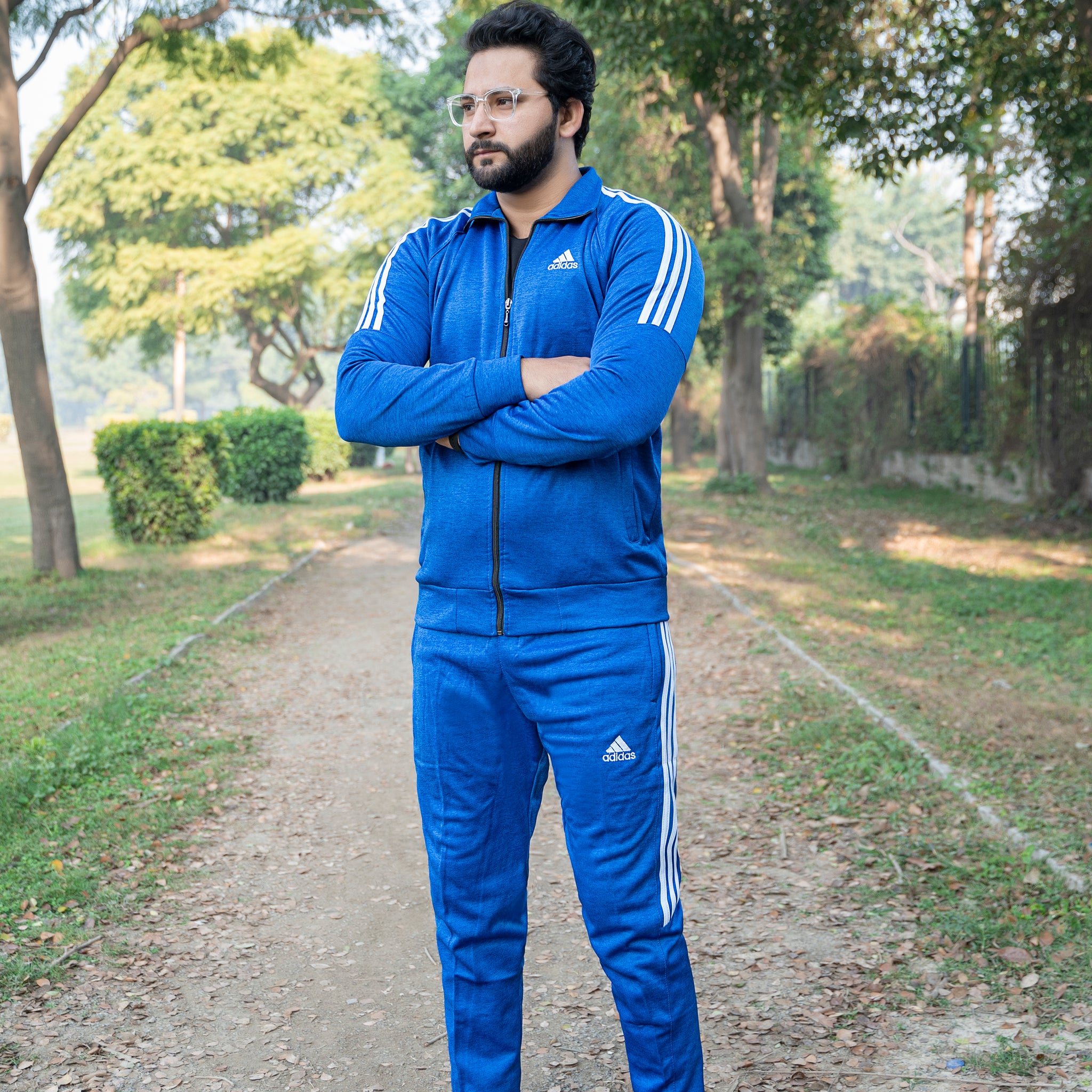 A-D-S Premium Quality Blue Tracksuit