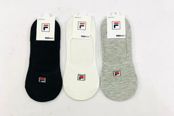 No Show Branded Socks - Pack of 3